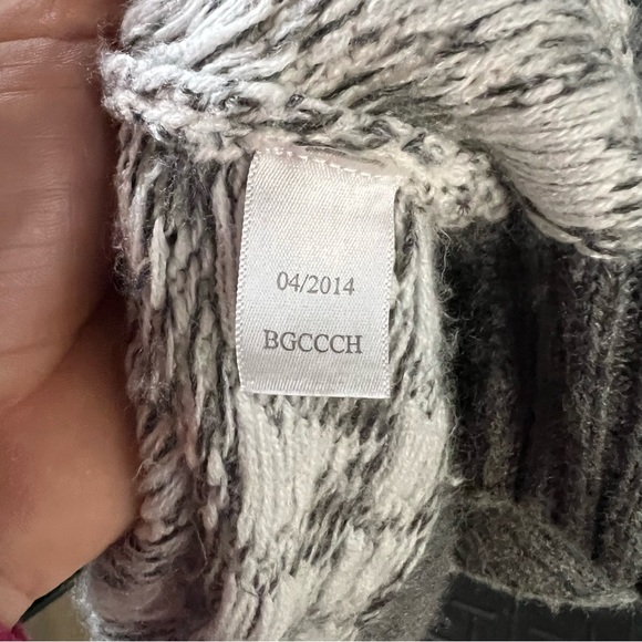 AEROPOSTALE Y2K Gray and Cream Houndstooth Open Cardigan, M - Picture 9 of 10